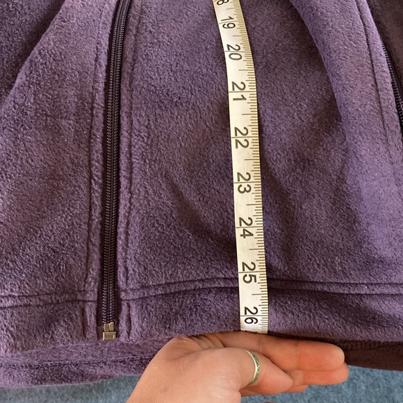 Columbia XL purple front zipper long sleeve jacket - Picture 11 of 11
